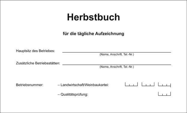 Formular „Herbstbuch“