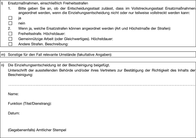 Vordruck Nummer 45